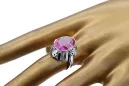 Vintage Jewlery Ring Amethyst Sterling silver 925 vrc043s